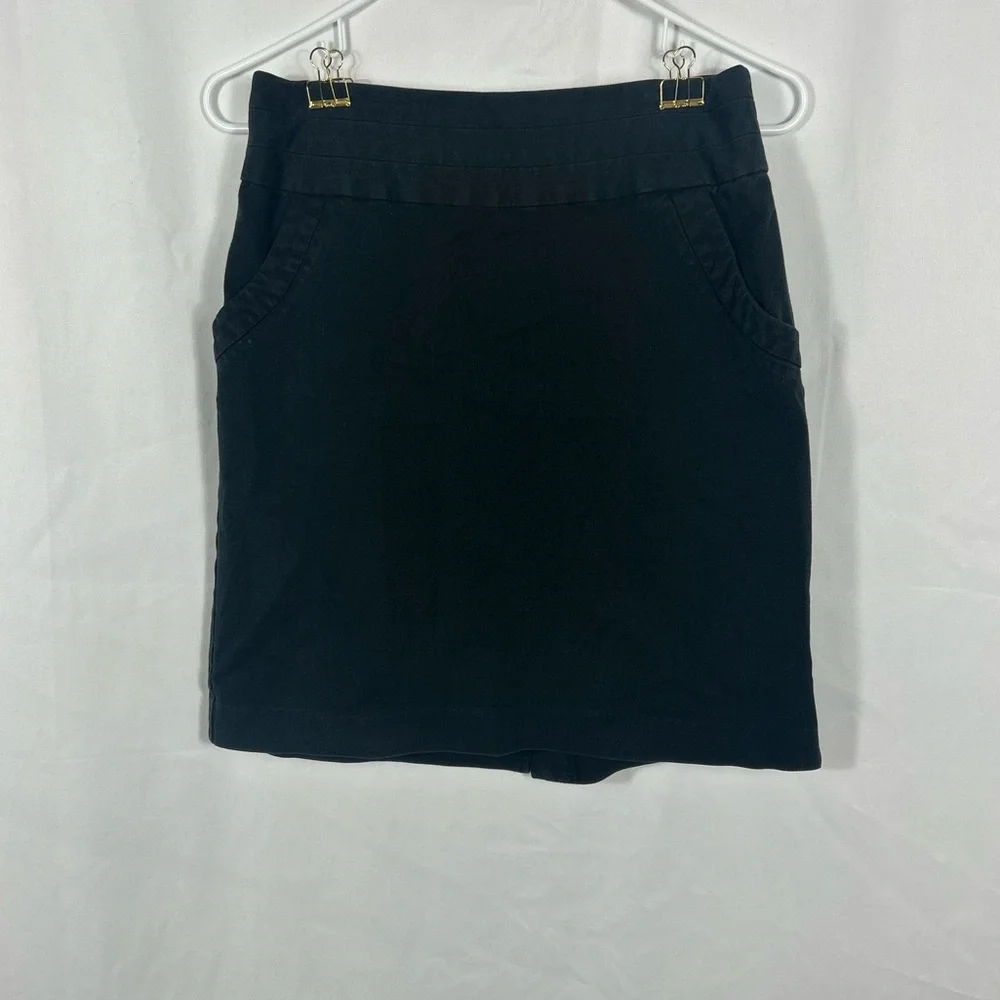 Banana Republic black miniskirt pockets 6 - Picture 1 of 8